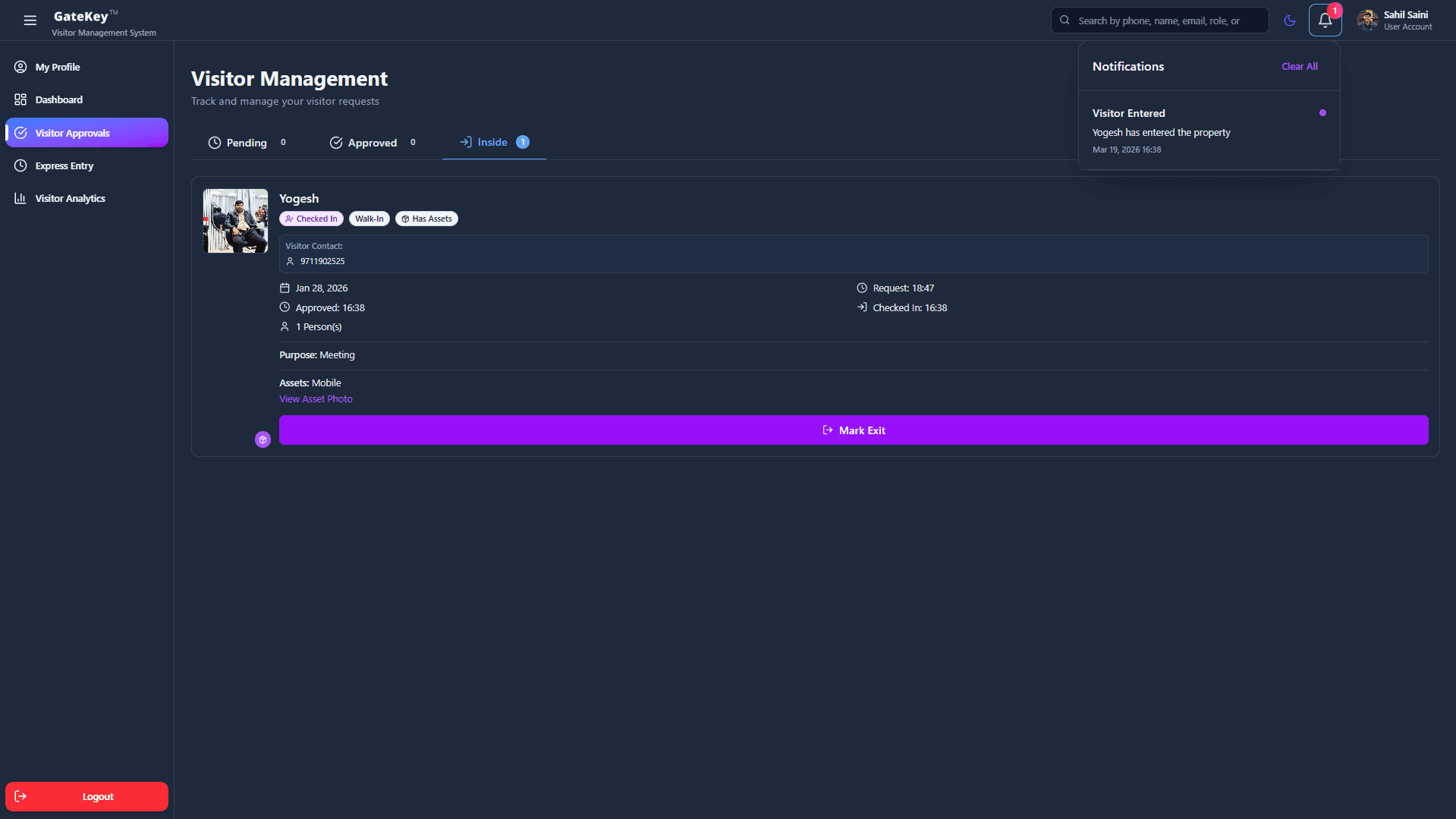 WhatsApp & In-App Notifications